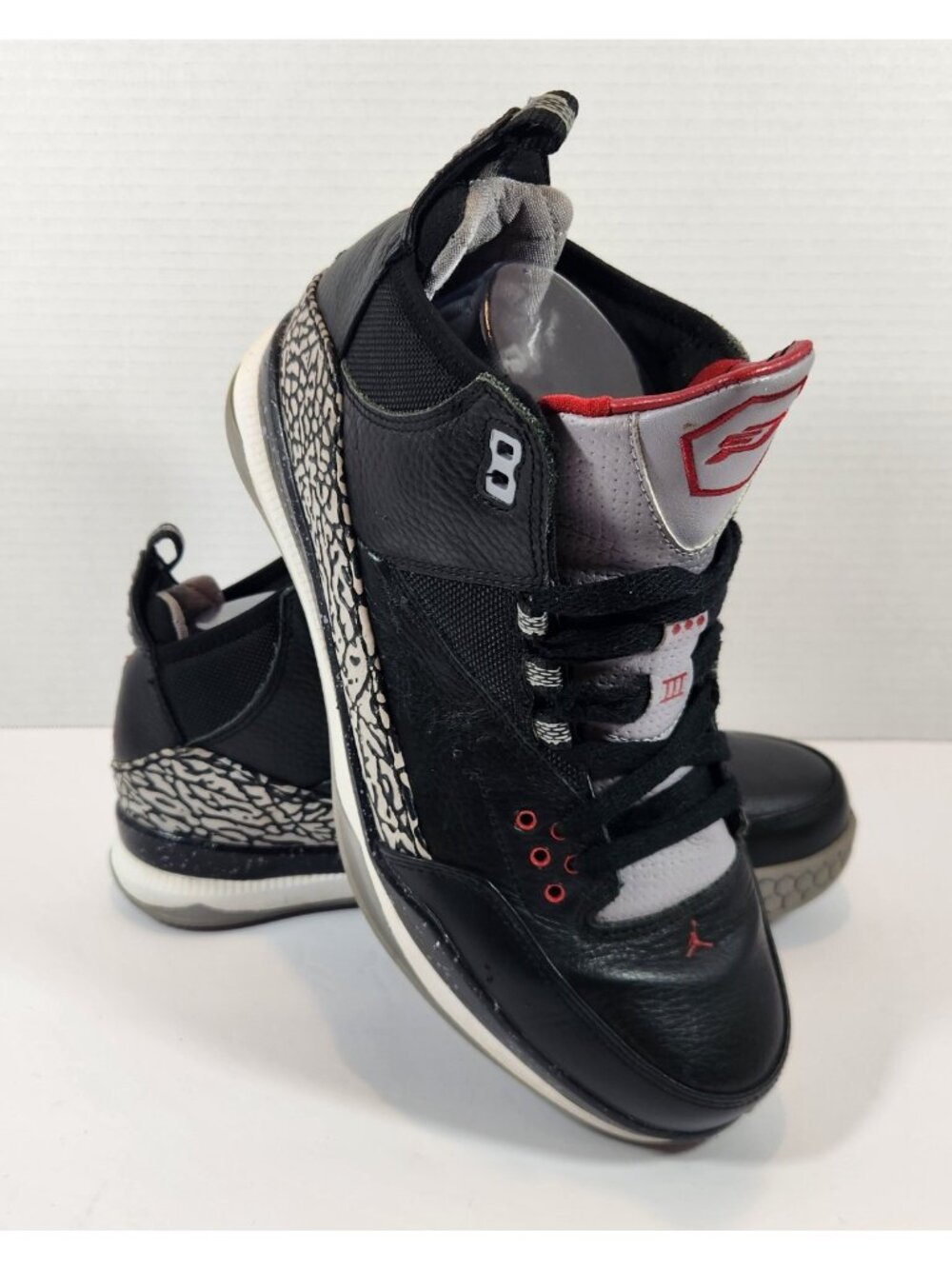 Nike Air Jordan CP3 III Chris Paul Black Shoes Sneakers Mens US 9 UK 8 EURO 42.5